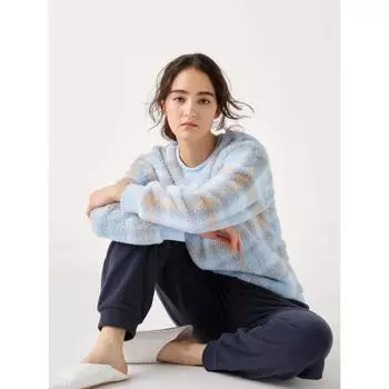 Uniqlo Japan Furry Флисовый комплект 01 OFF WHITE/XS