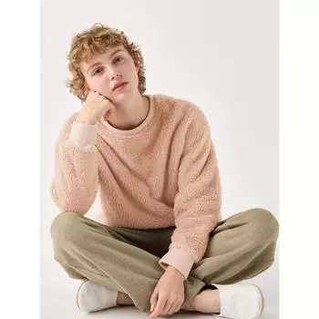 Uniqlo Japan Furry Флисовый комплект 01 OFF WHITE/XS