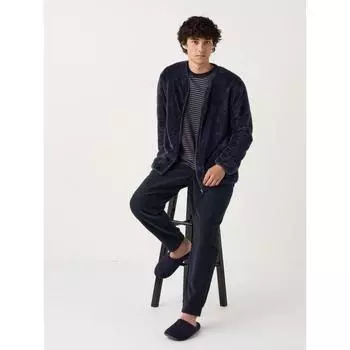 Uniqlo Japan Furry Флисовый комплект 08 DARK GRAY/XS