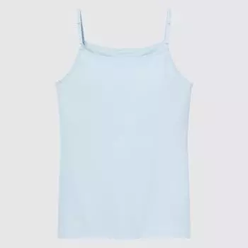 UNIQLO JAPAN GIRLS AIRism Бюстгальтер из смесового хлопка Топ-бретелька 00 WHITE/140