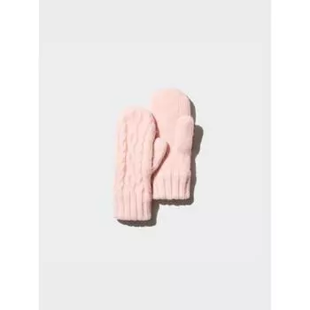 Uniqlo Japan Heattech Knit Mitton Cable 01 OFF WHITE/SM