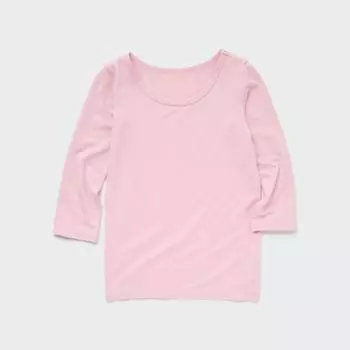 UNIQLO JAPAN HEATTECH С ДЛИННЫМ РУКАВОМ И ШЕЙКОЙ 01 OFF WHITE/80
