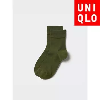 Uniqlo Japan Heattech Socks Crew Relax 00 WHITE/2325