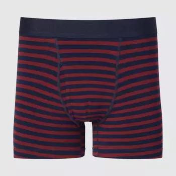 Uniqlo Япония хлопок принт трусы-боксеры открытый спереди