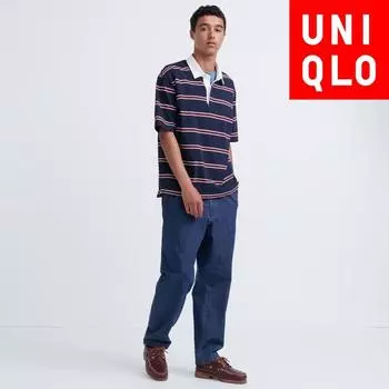 Uniqlo Japan Хлопковые свободные брюки до щиколотки