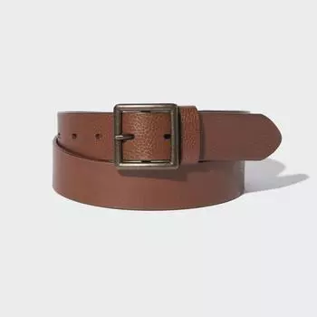 Ремень Uniqlo Japan Italian Leather Vintage 09 BLACK/M