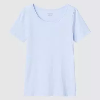 UNIQLO JAPAN KIDS HEATTECH U-образный вырез Т с короткими рукавами