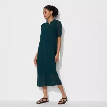 UNIQLO JAPAN кружевное трикотажное платье