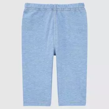 UNIQLO JAPAN Леггинсы стандартного кроя из денима, длина 3 4 65 BLUE/80