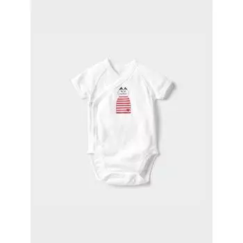 Uniqlo Japan Лиза Ларсон Боди Открытие Спереди 00 WHITE/70