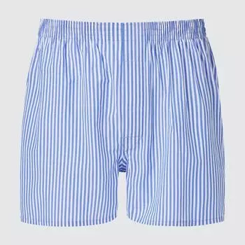Uniqlo Japan London Stripe Trunks Open Front 64 BLUE/S