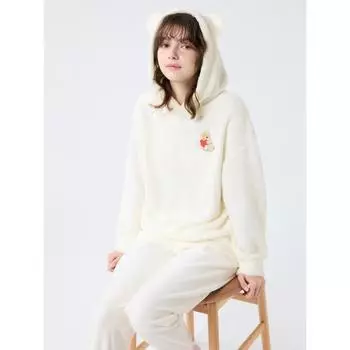 Uniqlo Japan Mofusand Furry Fleece Set 01 OFF WHITE/S
