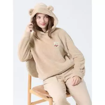 Uniqlo Japan Mofusand Furry Fleece Set 31 BEIGE/XS