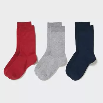 UNIQLO JAPAN, набор обычных носков, 3 шт. 09 BLACK/2325