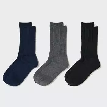 UNIQLO JAPAN Носки стандартного размера, 3 пары, свободная резинка