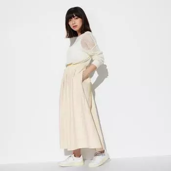 UNIQLO JAPAN объемная длинная юбка короткая длина