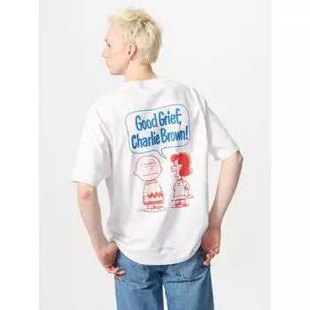 Uniqlo Japan PeanUts Ut Oversized Fit 01 OFF WHITE/XS
