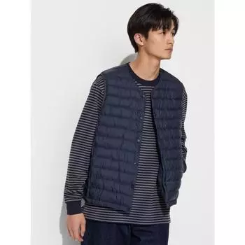 Компактный жилет Uniqlo Japan Puff Tech 08 DARK GRAY/XS