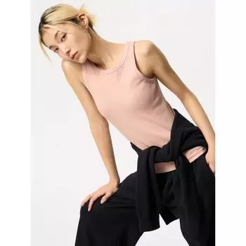 Uniqlo Japan ребристый бюстгальтер-топ