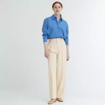 UNIQLO JAPAN Широкие брюки с одной заправкой, длина 76 см