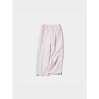Uniqlo Japan Широкие прямые джинсы 01 OFF WHITE/110