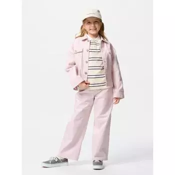 Uniqlo Japan Широкие прямые джинсы 01 OFF WHITE/130