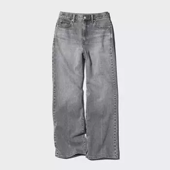 UNIQLO JAPAN широкие прямые джинсы