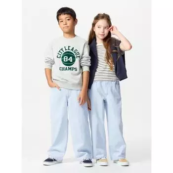 Uniqlo Japan Широкие прямые джинсы 62 BLUE/100