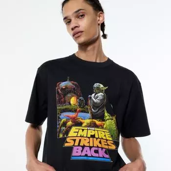 Uniqlo Japan Star Wars Remastered By Kawamura Kousuke Ut Короткий рукав Oversize Fit 09 BLACK/XS