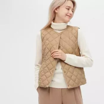 UNIQLO JAPAN Теплый стеганый жилет