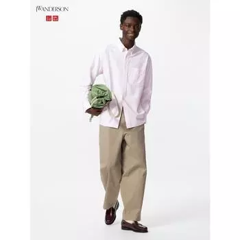 Uniqlo Japan Tuck Wide Чиносы 69 NAVY/70