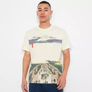 Футболка с коротким рукавом Uniqlo Japan Ukiyo E UT Graphic 01 OFF WHITE/S