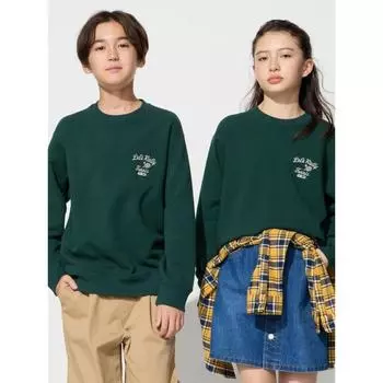 Свитшот Uniqlo Japan Ultra Stretch 55 GREEN/150