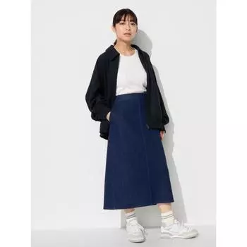 UNIQLO JAPAN ультраэластичная узкая короткая юбка