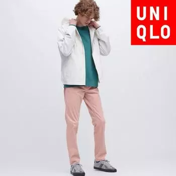 UNIQLO JAPAN Ультраэластичные цветные джинсы скинни стандартной длины 76–79 см 09 BLACK/S