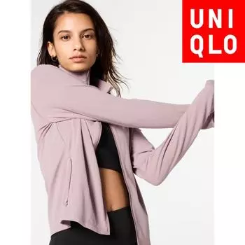 Uniqlo Japan Ultra Stretch Air Rhythm куртка на молнии 58 DARK GREEN/XS