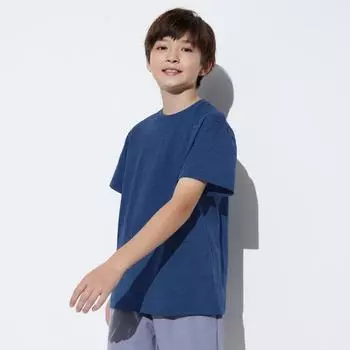 UNIQLO JAPAN Ultra Stretch Dry EX Футболка с круглым вырезом с короткими рукавами 00 WHITE/100