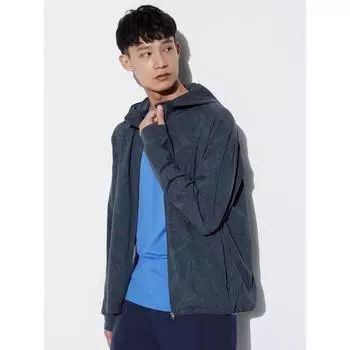 UNIQLO JAPAN Ultra Stretch Dry EX Print Толстовка с капюшоном на молнии