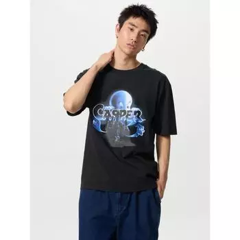 Uniqlo Japan Universal Masterpiece Film Ut Свободный крой 09 BLACK/XS
