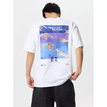 Uniqlo Japan Universal Masterpiece Film Ut Свободный крой 00 WHITE/XS