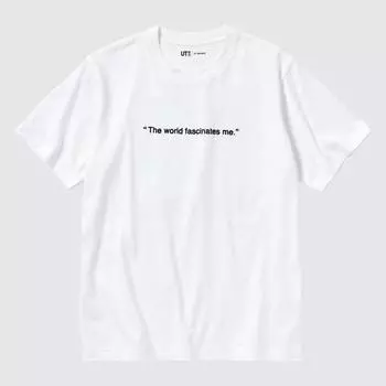 UNIQLO JAPAN UT Archive Футболка с рисунком Энди Уорхола, стандартный крой, с короткими рукавами