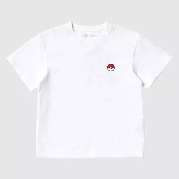 UNIQLO KIDS Футболка с рисунком Pok mon UT, короткий рукав