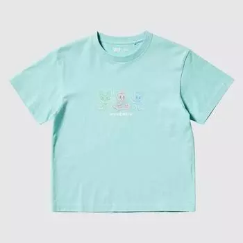 UNIQLO KIDS Футболка с рисунком Pok mon UT, короткий рукав