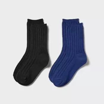 UNIQLO KIDS HEATTECH SOCKS 2P