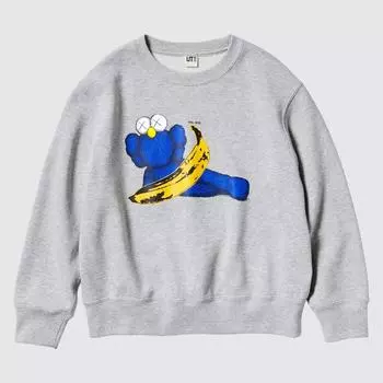 UNIQLO KIDS KAWS+ WARHOL SWEATSHIRT A