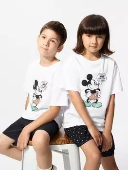 Uniqlo Kids MfA Вневременная UT Графическая футболка с коротким рукавом A 00 WHITE/KIDS 100