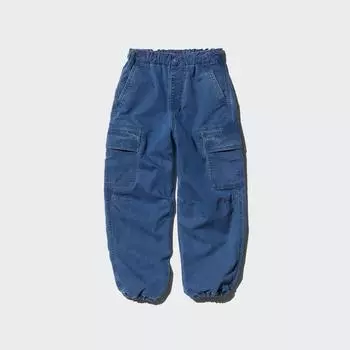 UNIQLO KIDS PARACHUTT CARGO PANTS DENIM