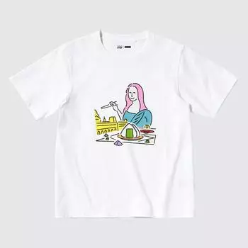 UNIQLO Louvre x UTGP UT графический Т с коротким рукавом A