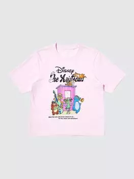 Uniqlo Mfa TimElEss UT Графическая футболка с коротким рукавом E 10 PINK/WOMEN XS