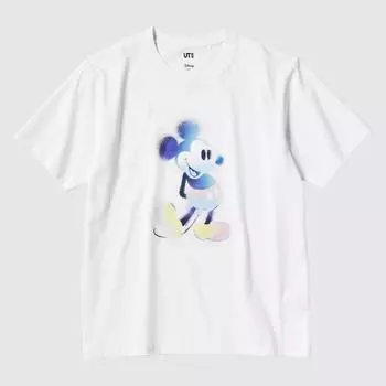UNIQLO Mickey Stands UT графический Т с коротким рукавом F